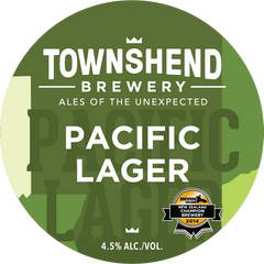 Townsend Brewery Pacific Lager 24 Pack of 330ml Cans