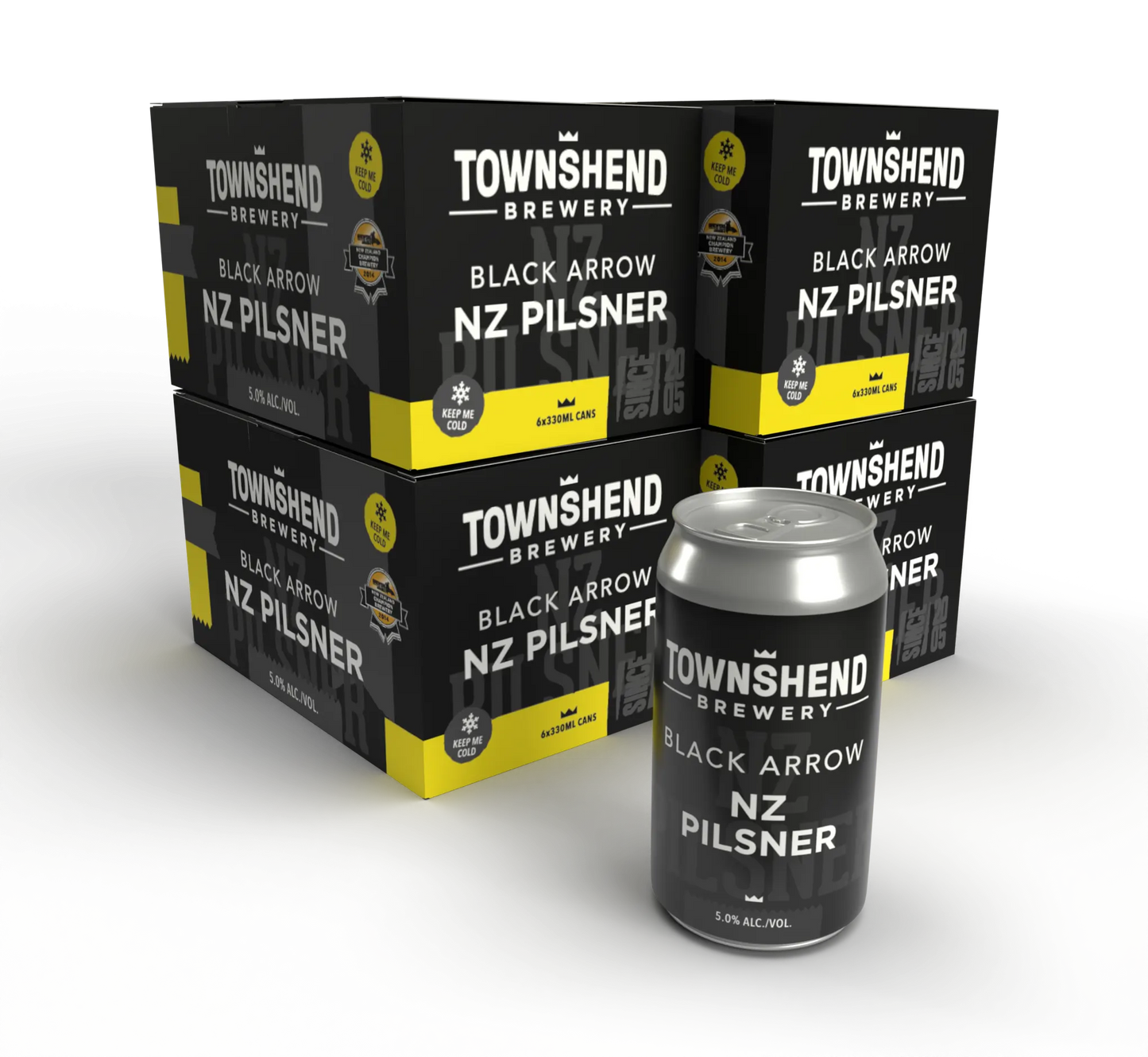 Townshend Black Arrow NZ Pilsner 24x Pack