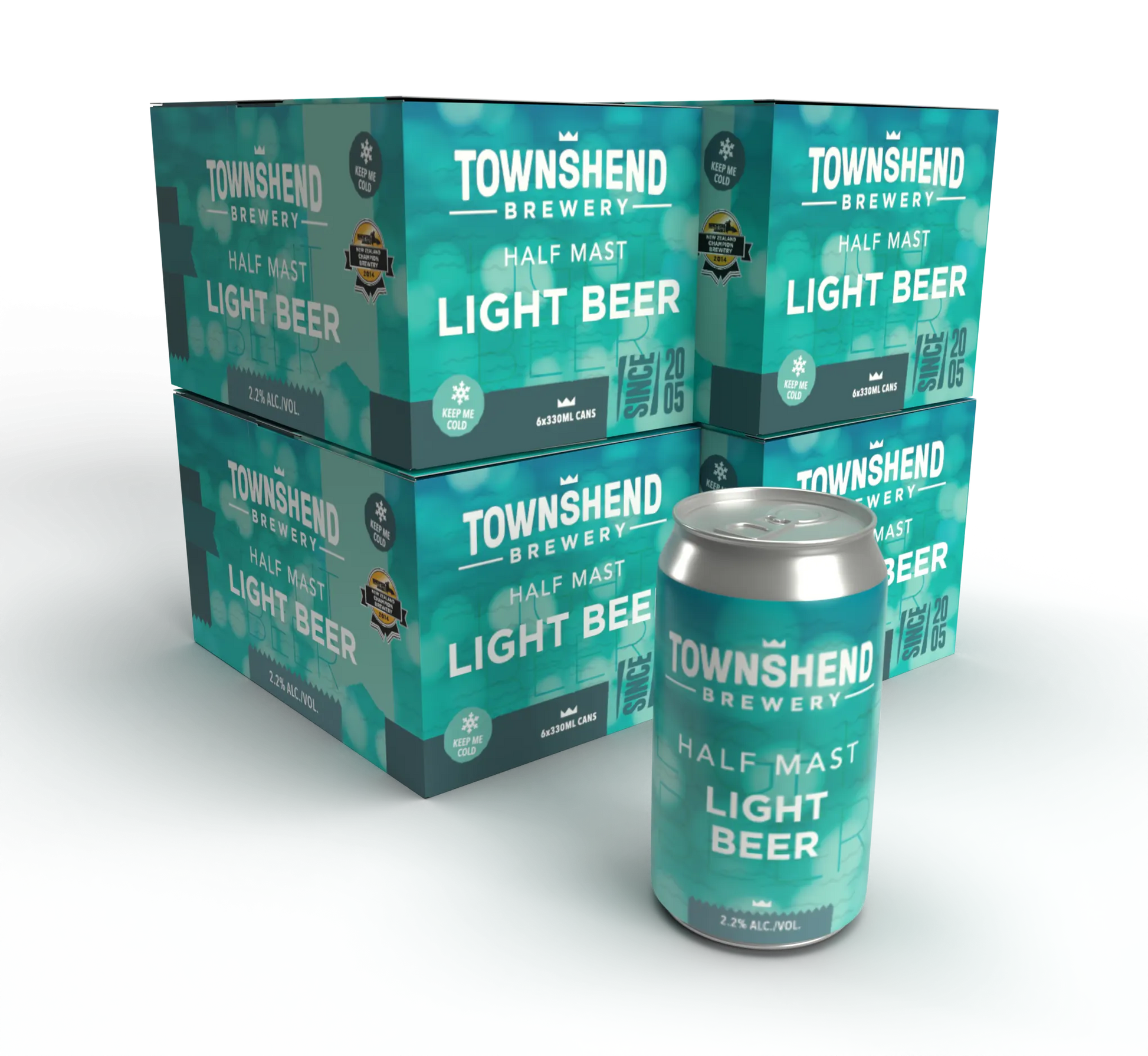 Townshend Half Mast Light Beer 24 Pack Cans
