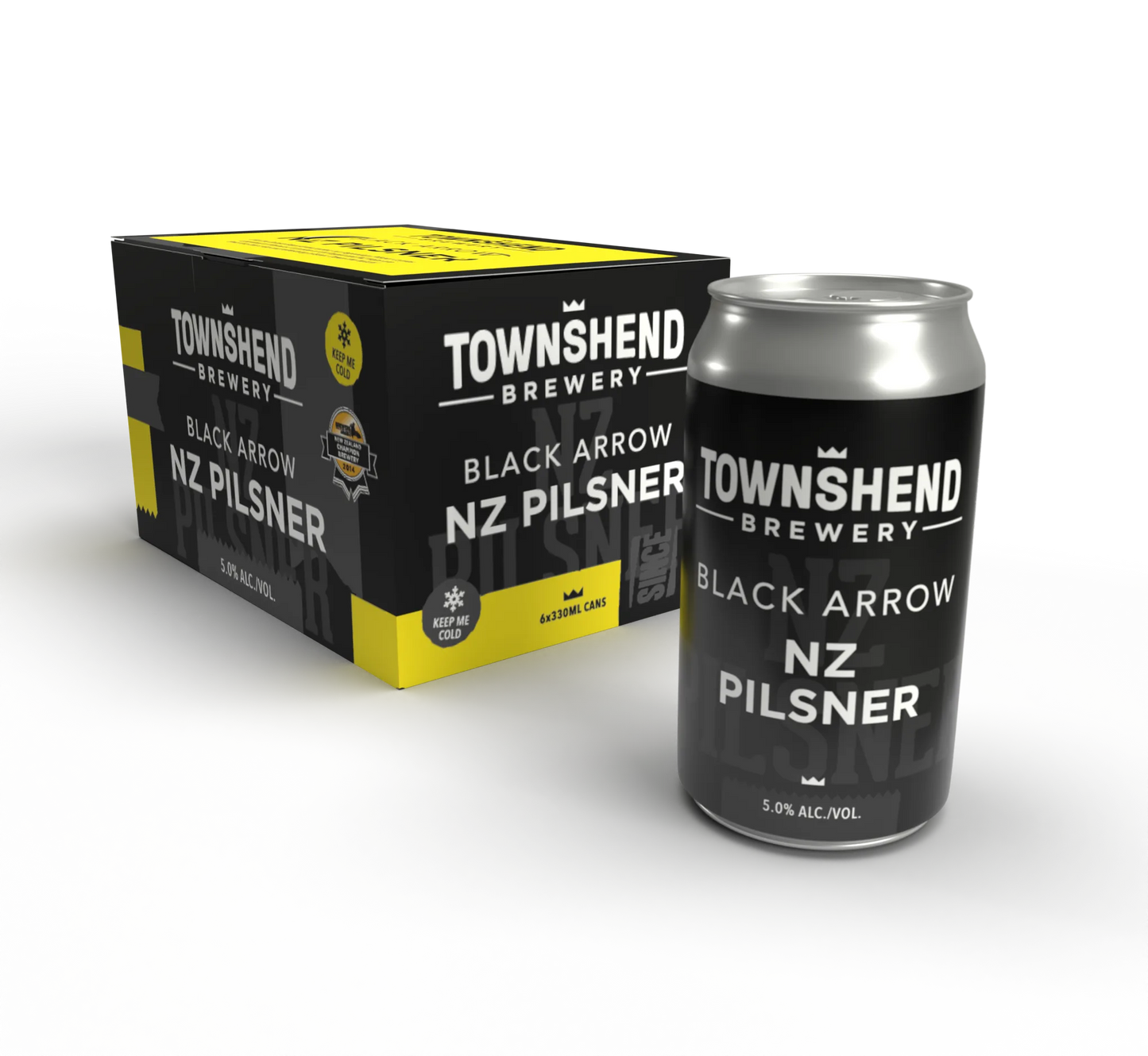 Townshend Black Arrow NZ Pilsner 6x Pack