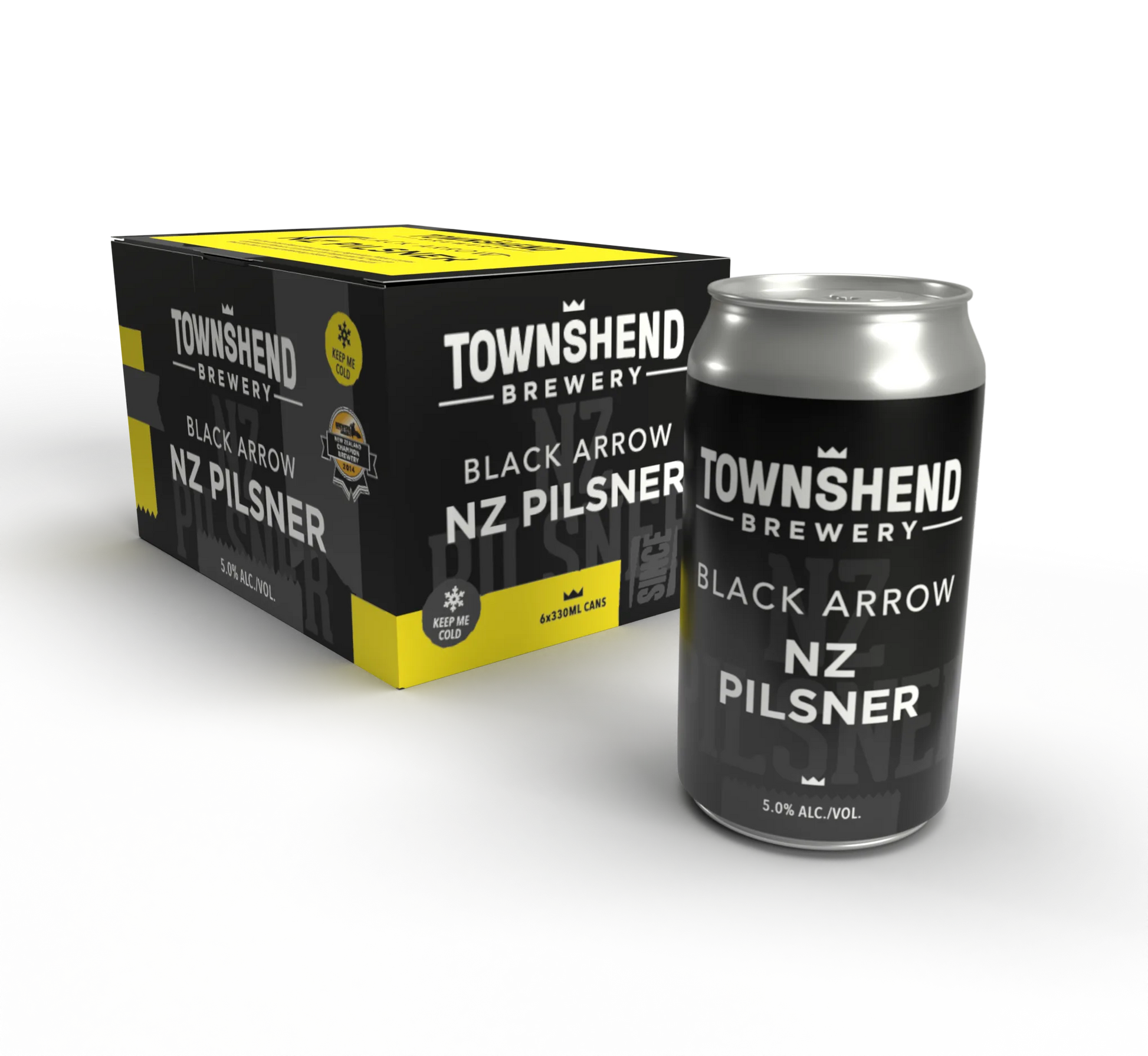 Townshend Black Arrow NZ Pilsner 6x Pack