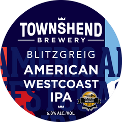 Townshend Blitzgreig American West Coast IPA 6 Pack Cans